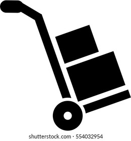Hand truck icon - sack barrow