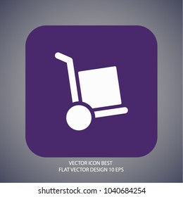 Hand truck Vector icon