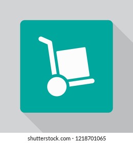 Hand truck Vector icon