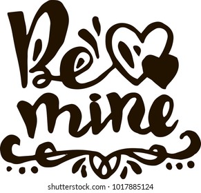 hand typography for Valentines Day