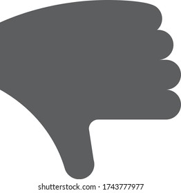 hand, unlike icon vector illustration, flat