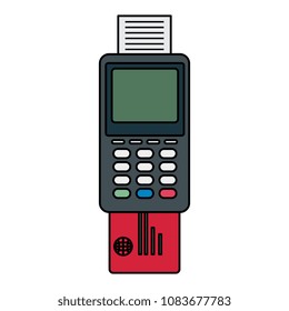 hand using voucher machine