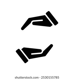 hand variations. hands clasped. flat design style. suitable for design materials, object grips, symbols. vector design template