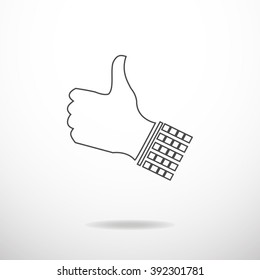 Hand vector 
