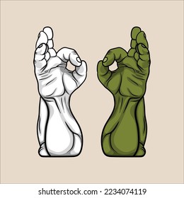 Hand Vector Art  Hulk Hand  Super hand Logo   Icons  eps