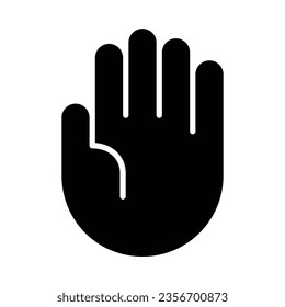 Hand Vector Glyph Icon For Personal And Commercial Use.
