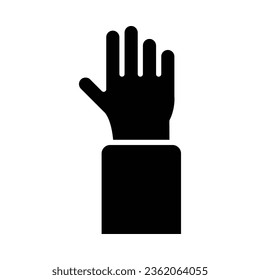 Hand Vector Glyph Icon For Personal And Commercial Use.
