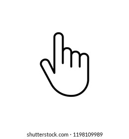 Hand vector icon