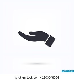 hand vector icon 
