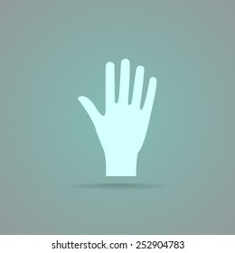 Hand vector icon