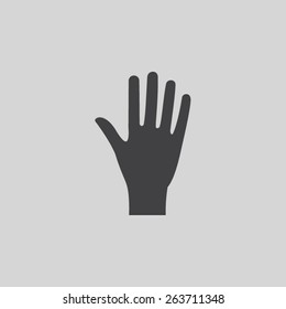 Hand vector icon 