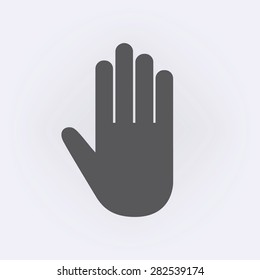 Hand vector icon