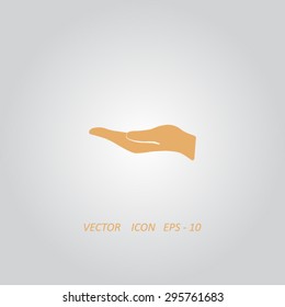 hand vector icon.