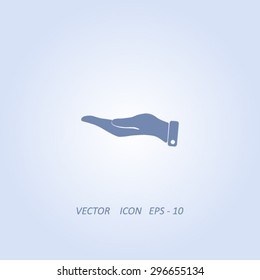 hand vector icon.
