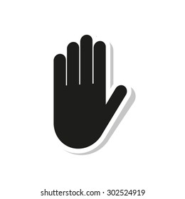 Hand - vector icon