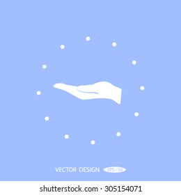 hand vector icon.