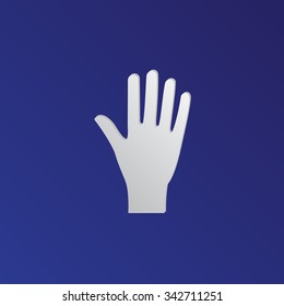 Hand vector icon 