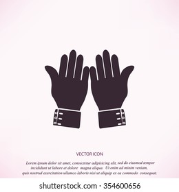 hand  vector icon