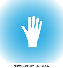 Hand vector icon 