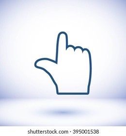  hand vector icon 
