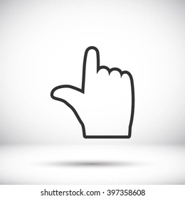  hand vector icon 