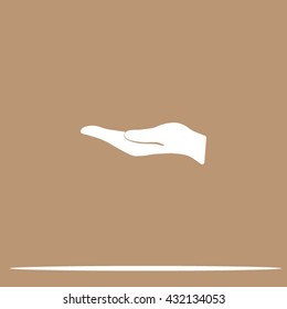 hand vector icon.