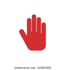 Hand vector icon