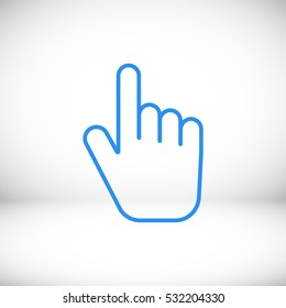 Hand vector icon