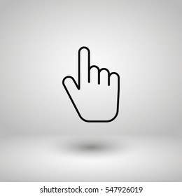Hand vector icon