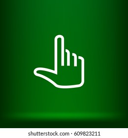 Hand vector icon