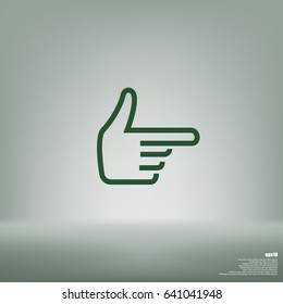 Hand vector icon