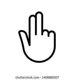 Hand Vector Icon Design Template