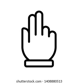 Hand Vector Icon Design Template