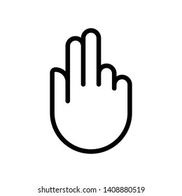 Hand Vector Icon Design Template