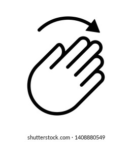 Hand Vector Icon Design Template
