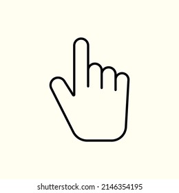 Hand vector icon design for website use. 