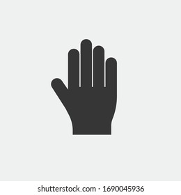 hand vector icon human arm