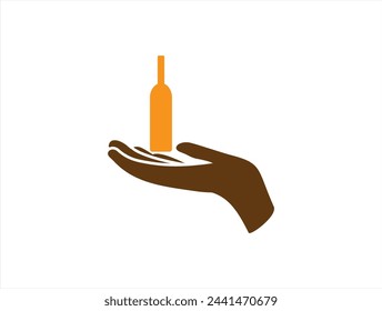 Hand vector and icon illustration.