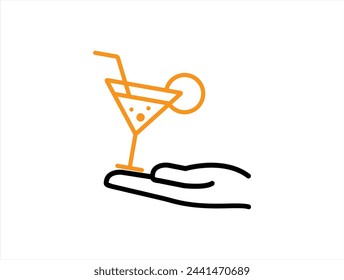 Hand vector and icon illustration.
