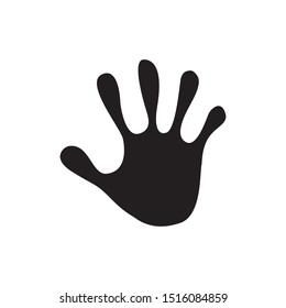 Hand vector icon illustration. flat icon isolate on white background. eps 10