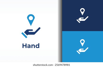 Hand vector, icon or logo sign isolated symbol illustration