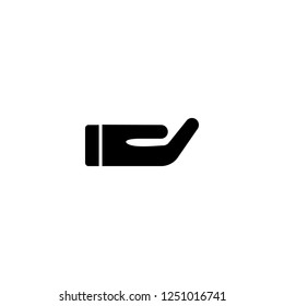 hand vector icon. hand sign on white background. hand icon for web and app