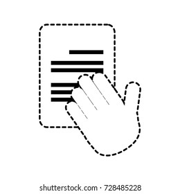 hand  vector illustration