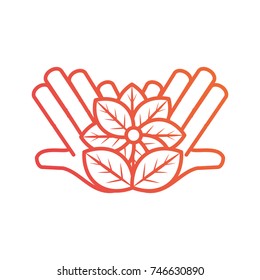 hand  vector illustration