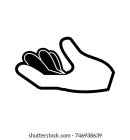 hand  vector illustration