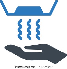 ilustración vectorial de mano en un fondo transparente.Símbolos de calidad premium.Icono vectorial glifos para diseño de concepto y gráfico
