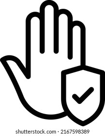 ilustración vectorial de mano en un fondo transparente.Símbolos de calidad premium.Icono vectorial de trazo para el concepto y el diseño gráfico.