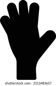 Hand Vector illustration on a transparent background. Premium quality symmbols. Glyphs vector icons for concept and graphic design.