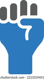 hand  Vector illustration on a transparent background. Premium quality symmbols. Glyphs vector icons for concept and graphic design. 
