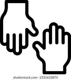 hand Vector illustration on a transparent background. Premium quality symbols. Stroke vector icon for concept and graphic design.